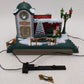 New Bright 384-10 G Scale Musical Holiday Express Train Station VG/Box