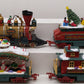 New Bright 380 G Scale Holiday Express Animated Steam Train Set EX/Box