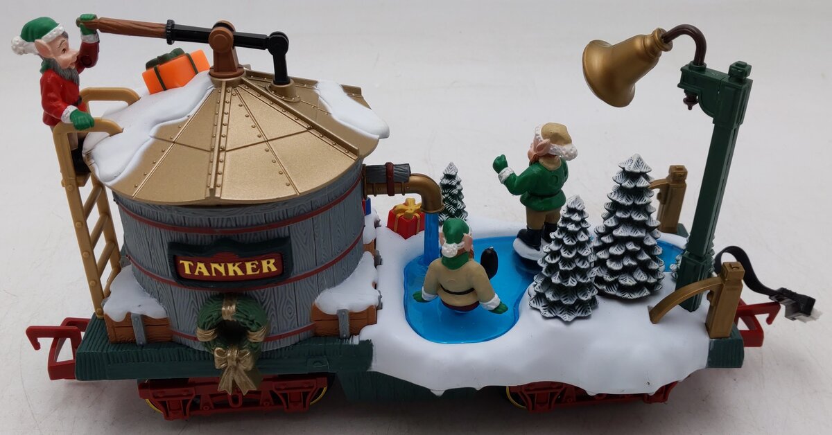 New Bright 384-2 Water Tanker Skating Car EX/Box