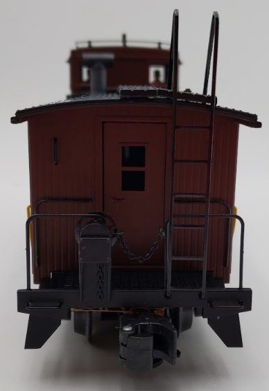 K-Line K616-1131 O Gauge Boston & Maine Smoking Off-Center Cupola Caboose LN/Box