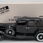 Danbury Mint 1932 1:24 1932 Cadillac V-16 Black Fleetwood Sedan VG/Box