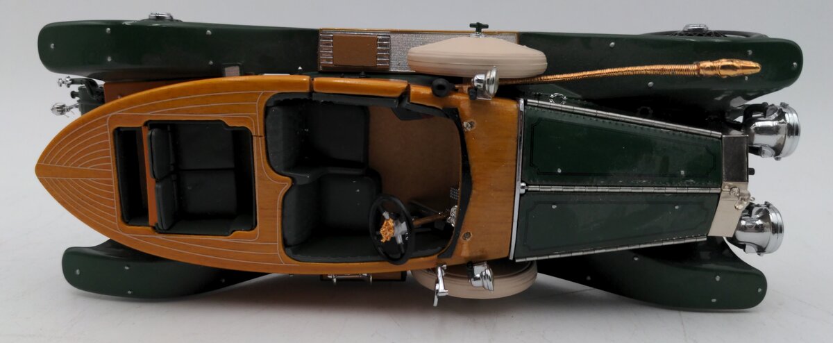 Franklin Mint B11XF11 1:24 Scale 1914 Rolls-Royce Silver Ghost Boattail VG/Box