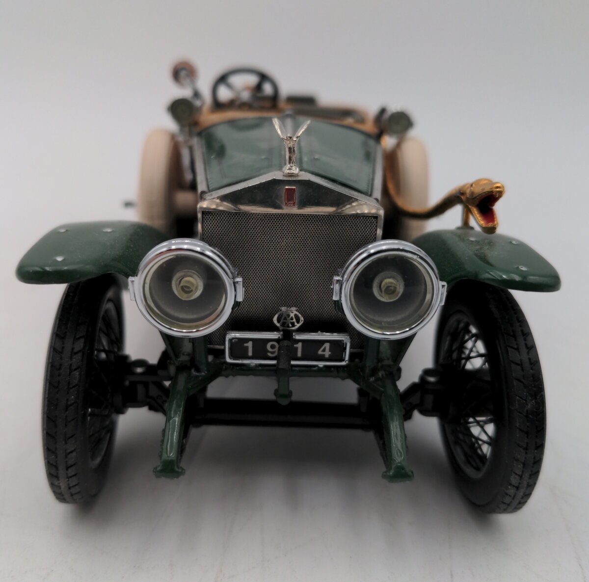 Franklin Mint B11XF11 1:24 Scale 1914 Rolls-Royce Silver Ghost Boattail VG/Box