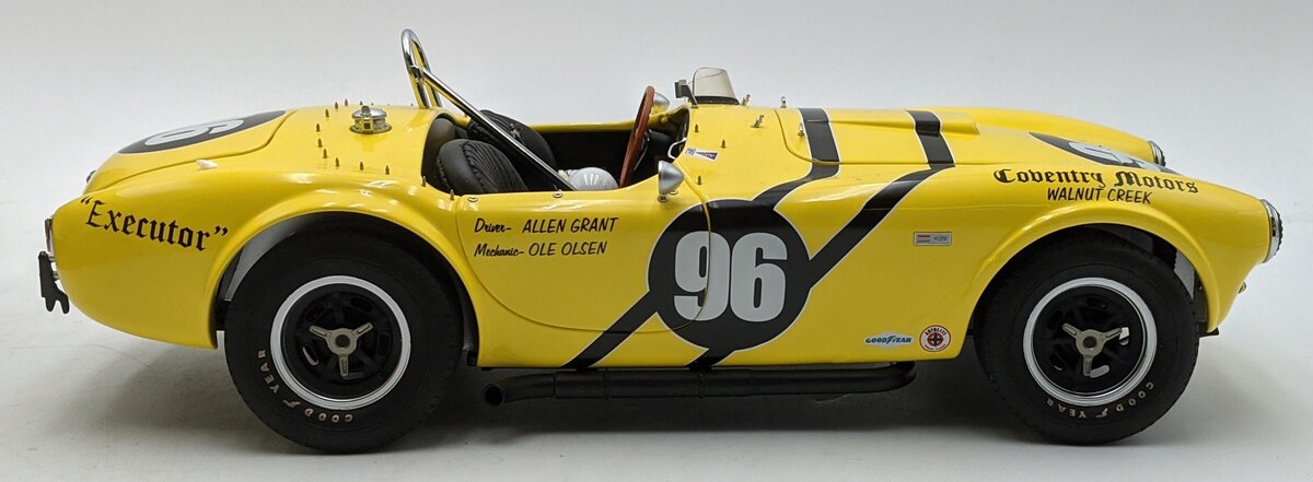GMP 1202610 1:12 Scale Diecast #96 Allen Grant's Executor Shelby Cobra 289 NIB