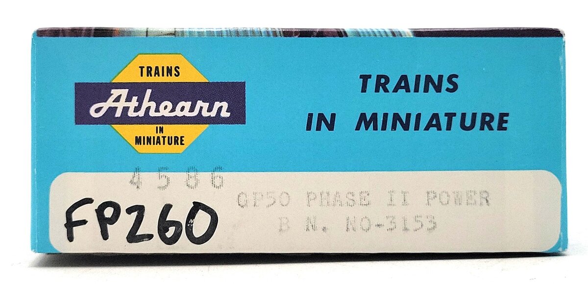 Athearn 4586 HO BN GP50 Phase II Diesel Locomotive #3153 EX/Box