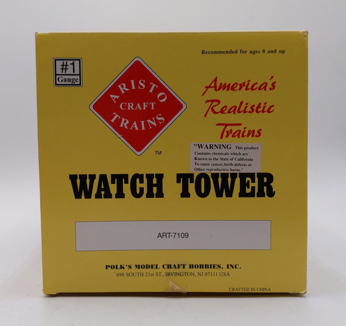 Aristo-Craft ART-7109 G Scale Elevated Switch Tower EX/Box