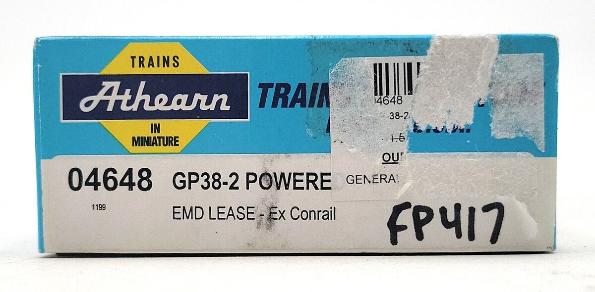 Athearn 04648 HO EMD Lease (Ex Conrail) GP38-2 Powered Diesel #765 EX/Box