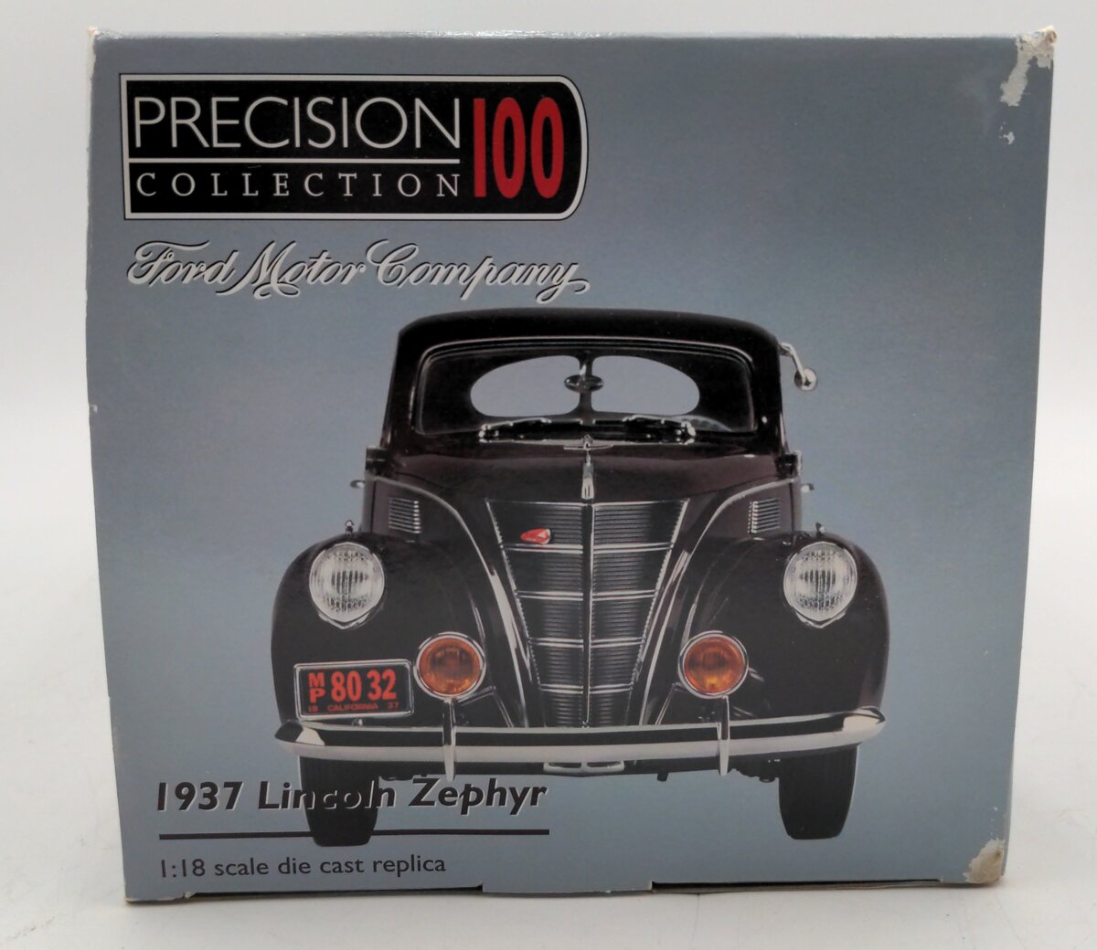 Ford 32890 1:18 Scale Diecast 1937 Lincoln Zephyr LN/Box