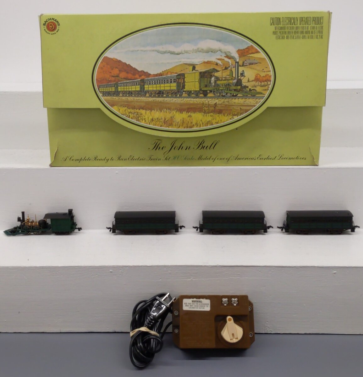 Bachmann 40-140 HO Gauge John Bull Steam Train Set EX/Box