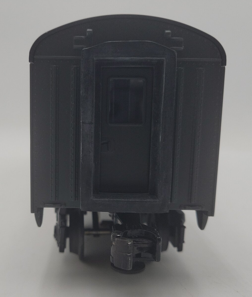 MTH 30-6110B O NYC Lighting Stripe O-27 Streamlined Illuminated Baggage Car EX/Box