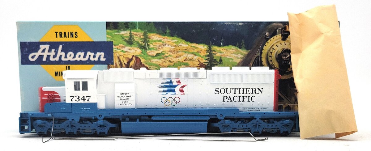 Athearn 4470 HO Southern Pacific Olympic SD40-2 Dummy Diesel Locomotive #7347 EX/Box