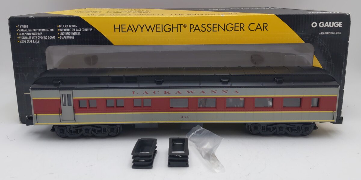 K-Line K4838-0464 O Lackawanna 15" Heavyweight Diner Car #464 EX/Box