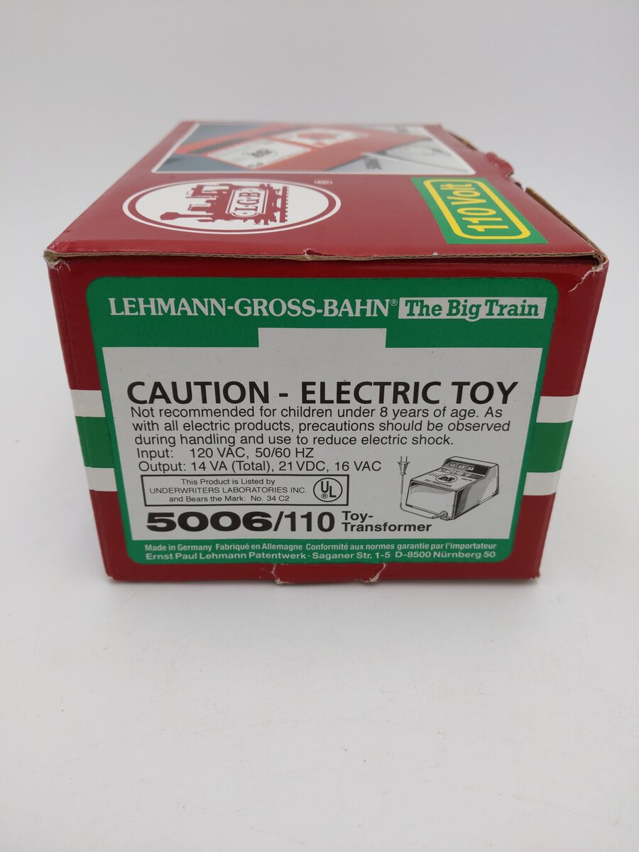 LGB 5006 G Scale Toy Transformer Control - 110v EX/Box
