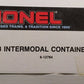 Lionel 6-12784 O Gauge Intermodal Containers 3-Pack LN/Box