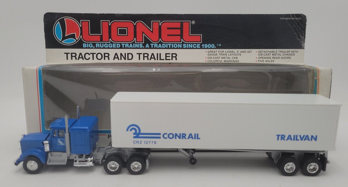 Lionel 6-12778 O Conrail Tractor & Trailer Truck EX/Box