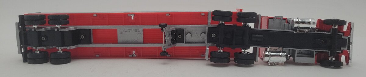 Lionel 6-12786 O Gauge 1:48 Red Lionelville Steel Tractor Trailer LN/Box