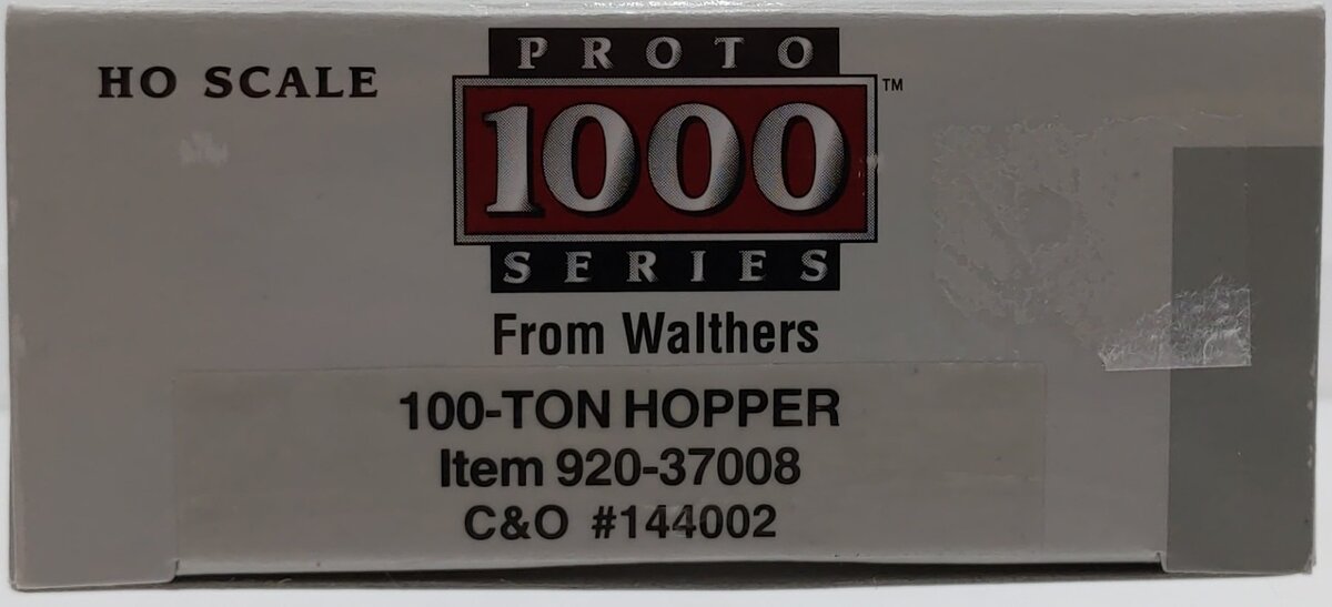Proto 1000 920-37008 HO Scale C&O 100T Hopper Car #144002 LN/Box