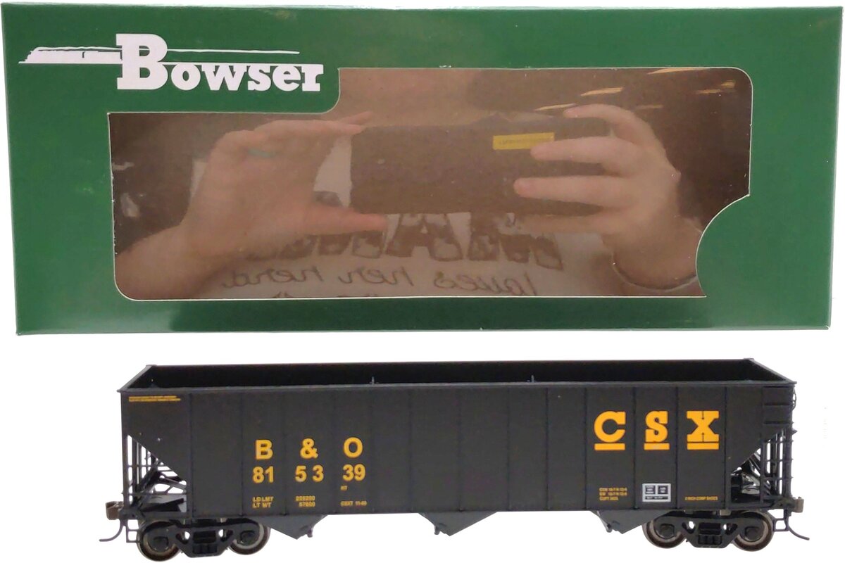 Bowser 41163 HO CSX/B&O 100-Ton 3-Bay Hopper Executive Line #815339 LN/Box