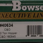 Bowser 40634 HO Scale C&O/CHSY 100-Ton Hopper #160845 LN/Box