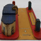 Marx Vintage O Gauge Day & Night Service Station Layout Building