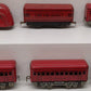 Marx 3893 Vintage O NYC 0-4-0 Steam Locomotive w/ Tender & Passenger Cars VG