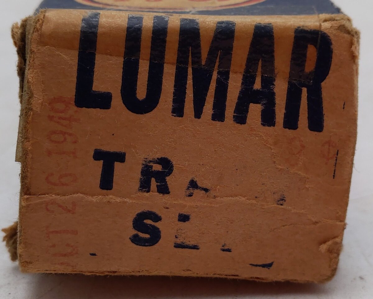 Marx Vintage Toy Steel Lumar Freight Steam Locomotive Freight Set VG/Box