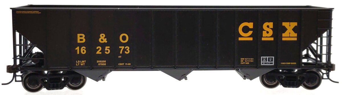 Bowser 41161 HO CSX/B&O 100-Ton 3-Bay Hopper Executive Line #162573 LN/Box