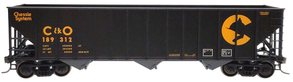 Bowser 40687 HO Scale Chessie C&O Hopper Car #189312 LN/Box