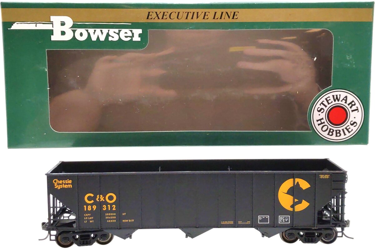 Bowser 40687 HO Scale Chessie C&O Hopper Car #189312 LN/Box