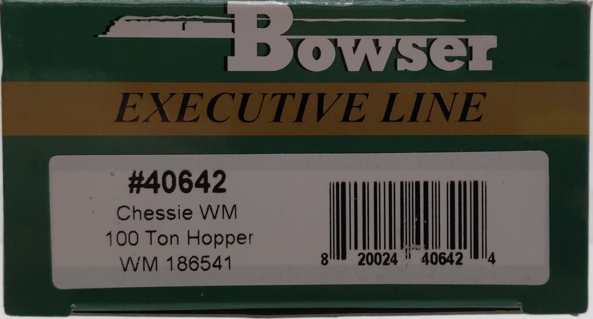 Bowser 40642 HO Chessie/WM 100-Ton Hopper #186541 LN/Box