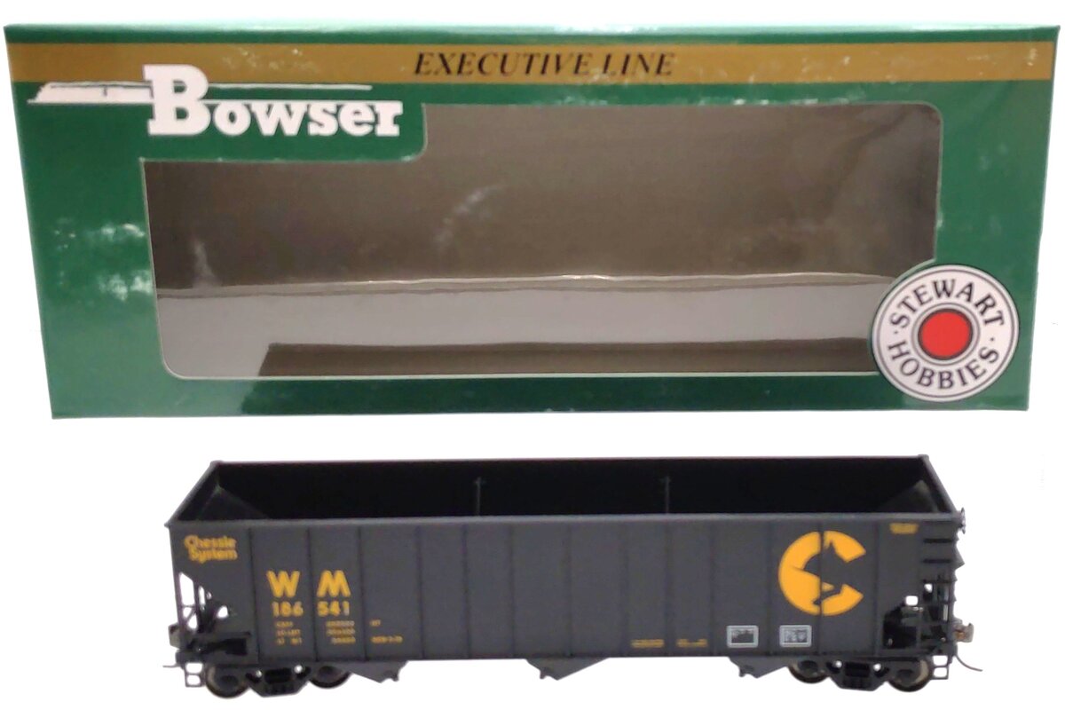 Bowser 40642 HO Chessie/WM 100-Ton Hopper #186541 LN/Box