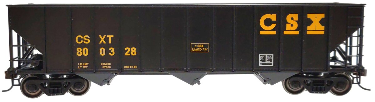 Bowser 41167 HO CSX/CSXT 100-Ton 3-Bay Hopper Executive Line #800328 LN/Box