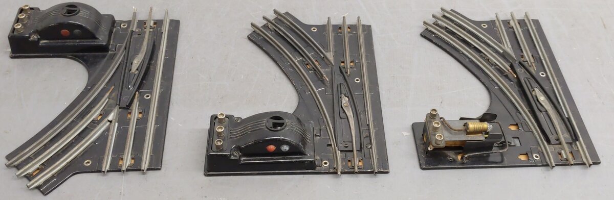Lionel O Gauge Vintage 1121 Left and Right Hand Control Switches [3] VG