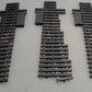Ross Custom Switches O Gauge Left and Right Hand Switches; 101LH, 100RH x 2 [3] VG