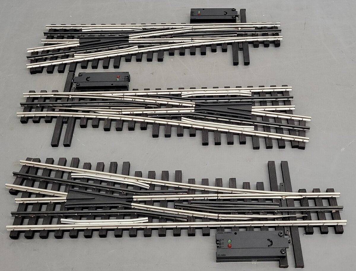 Ross Custom Switches O Gauge Left and Right Hand Switches; 101LH, 100RH x 2 [3] VG