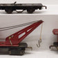 Marx O Gauge Prewar Tin Plate Freight Cars #37956,550,694,563 [5] VG