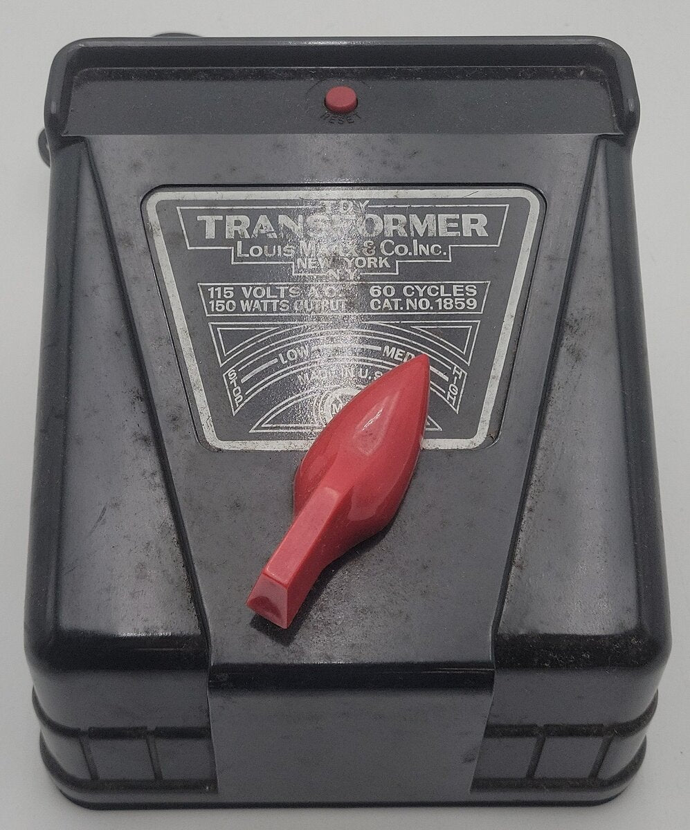 Marx 1859 Vintage O 150 Watt Transformer VG
