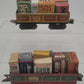 Marx 552 & 552G Vintage O Rock Island Lithographed Tin Gondolas [2] VG