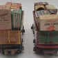Marx 552 & 552G Vintage O Rock Island Lithographed Tin Gondolas [2] VG