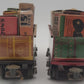 Marx 552 & 552G Vintage O Rock Island Lithographed Tin Gondolas [2] VG
