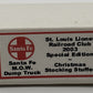 Ertl 19885P Santa Fe M.O.W. 1960 Chevy Dump Truck St.Louis Lionel Railroad Metal LN/Box