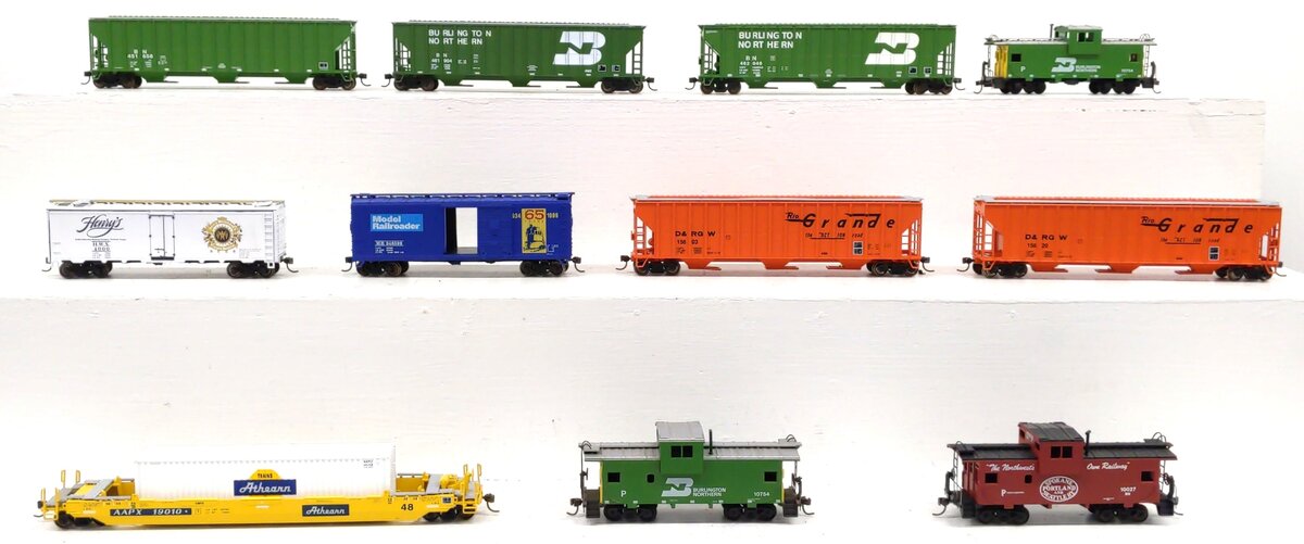 Athearn HO Scale Assorted Freight Cars [11] VG