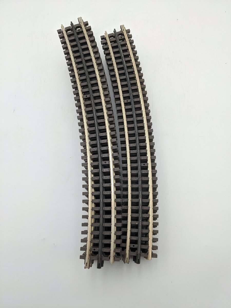 Atlas 6011 O Gauge O81 Curved Track (14) VG