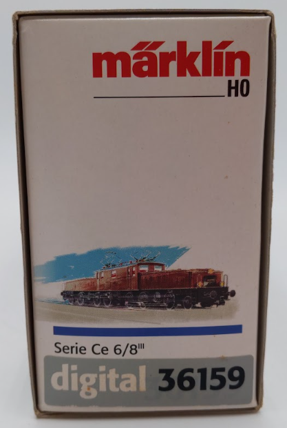 Marklin 36159 HO Scale Serie Brown Ce 6/8 Krokodil Electric Locomotive (Digital) EX/Box
