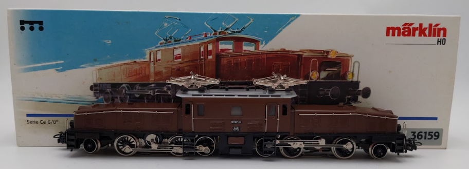Marklin 36159 HO Scale Serie Brown Ce 6/8 Krokodil Electric Locomotive (Digital) EX/Box