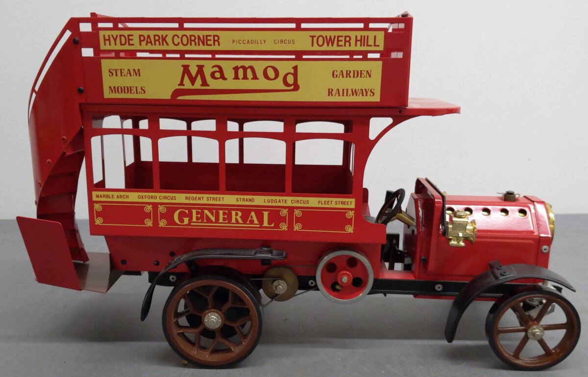 Mamod LB1 Working Steam Engine Double Decker Bus VG/Box