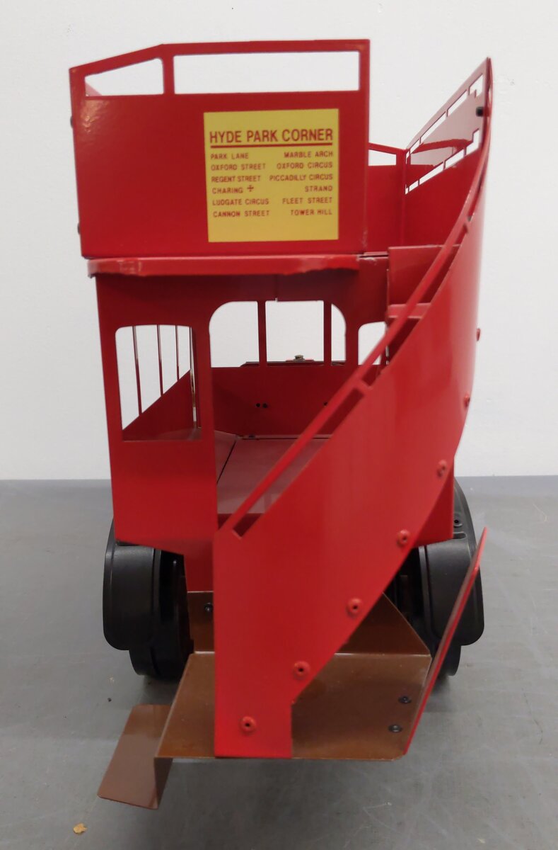 Mamod LB1 Working Steam Engine Double Decker Bus VG/Box