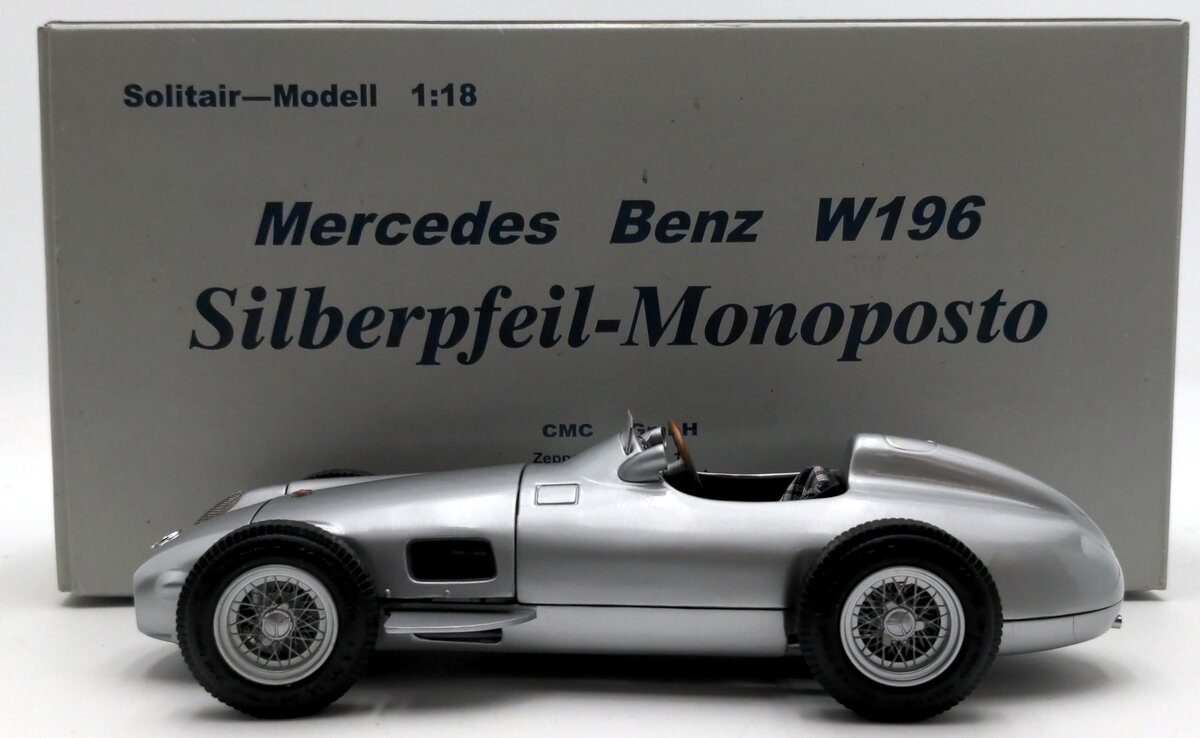 CMC M-006 1:18 Scale Mercedes Benz W196 Silberpfeil Monoposto Diecast Model LN/Box