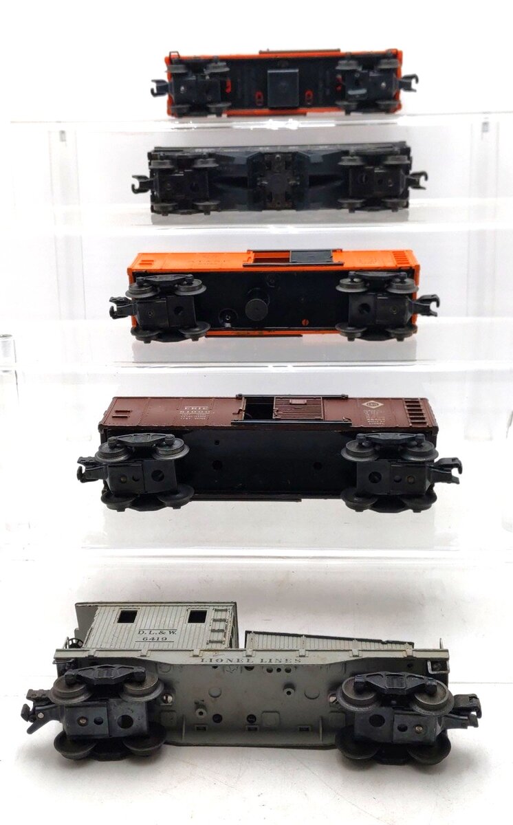 Lionel Vintage O Gauge Freight Cars: 3656, 3456, X3464, X6454 & 6419 [5] VG