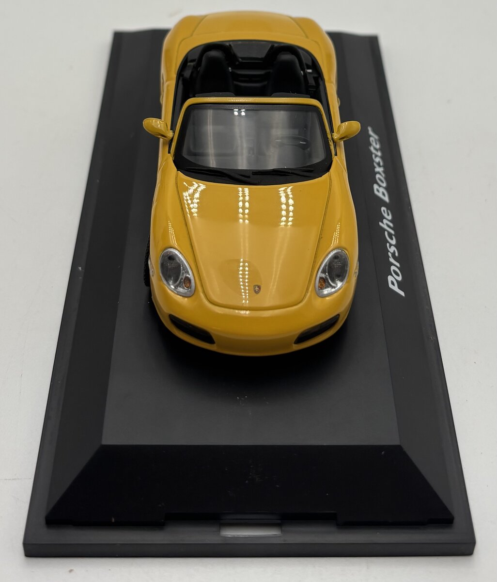 Schuco 04701 1:43 Yellow Porsche Boxster EX/Box